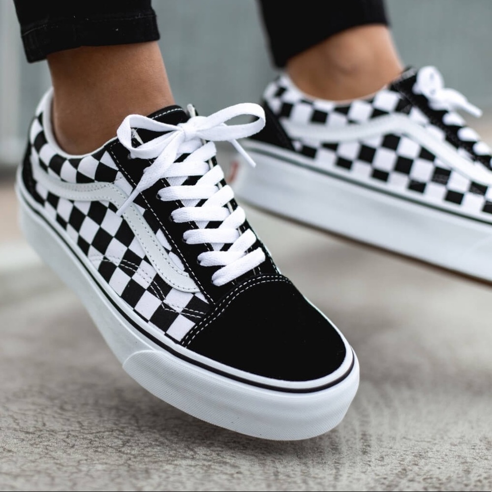 Vans Checkerboard Black White Old Skool Sneakers